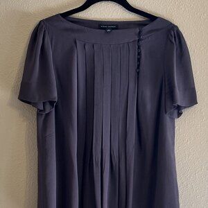 Banana Republic Blouse, Size 8, Purple. Short Sleeve and Fully Lined  fannymayma